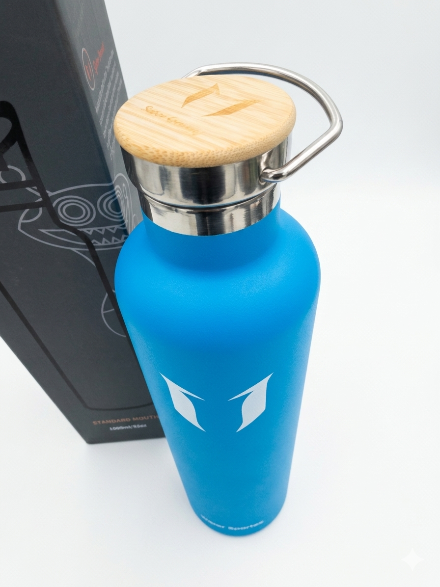 Botella Súper Sparrow 1000ml azul