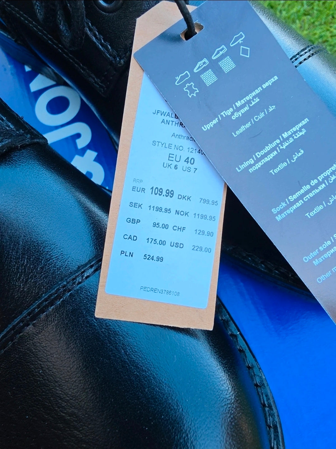 OPORTUNIDAD,  BOTAS DE HOMBRE JACK & JONES TALLA 40